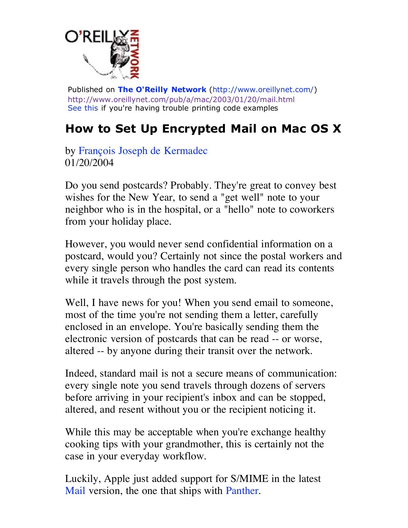 encryption email for mac mail